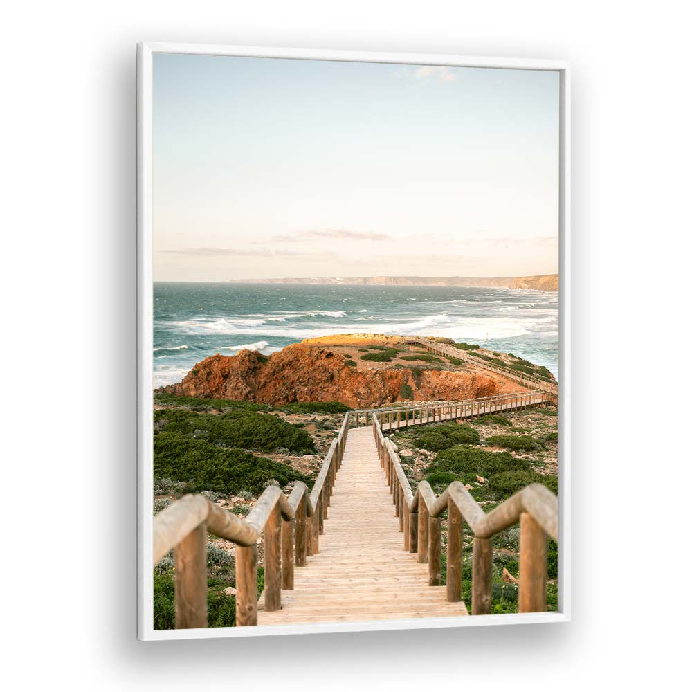 WALKWAY INTO THE ALGARVE , LANDSCAPE PHOTO PRINTS