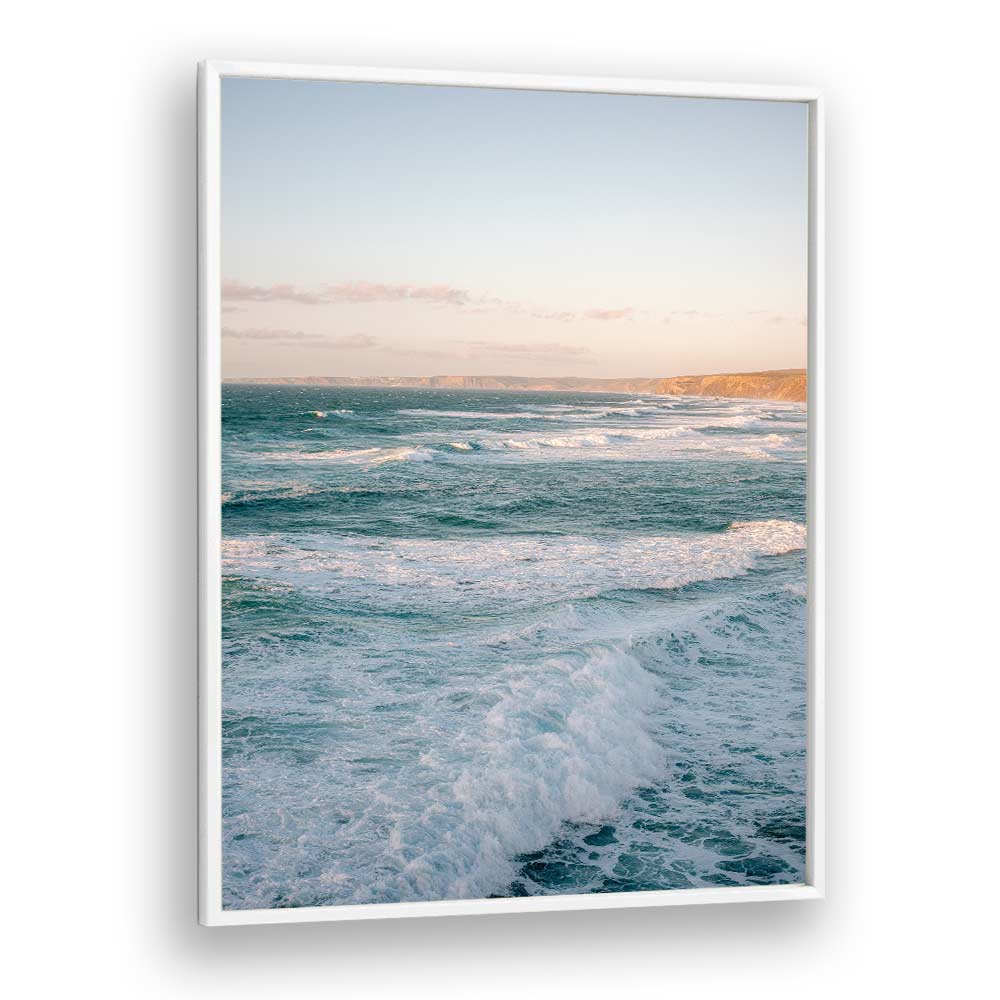 PRAIA BORDEIRA WAVES PORTUGAL BY RAISA ZWART , LANDSCAPE PHOTO PRINTS