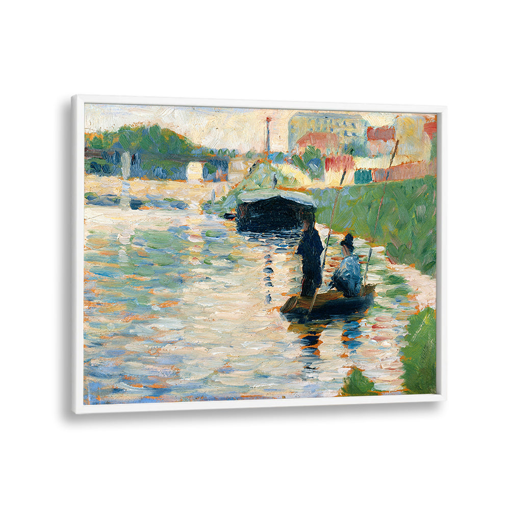 VIEW OF THE SEINE (CA. 1882–1883)  , VINTAGE PAINTINGS