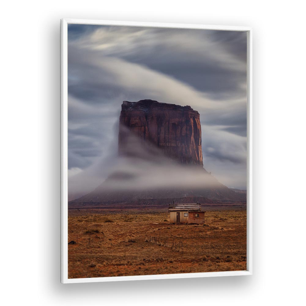 WIND OVER NAVAJO - VERTICAL BY MICHAEL ZHENG , LANDSCAPE PHOTO PRINTS