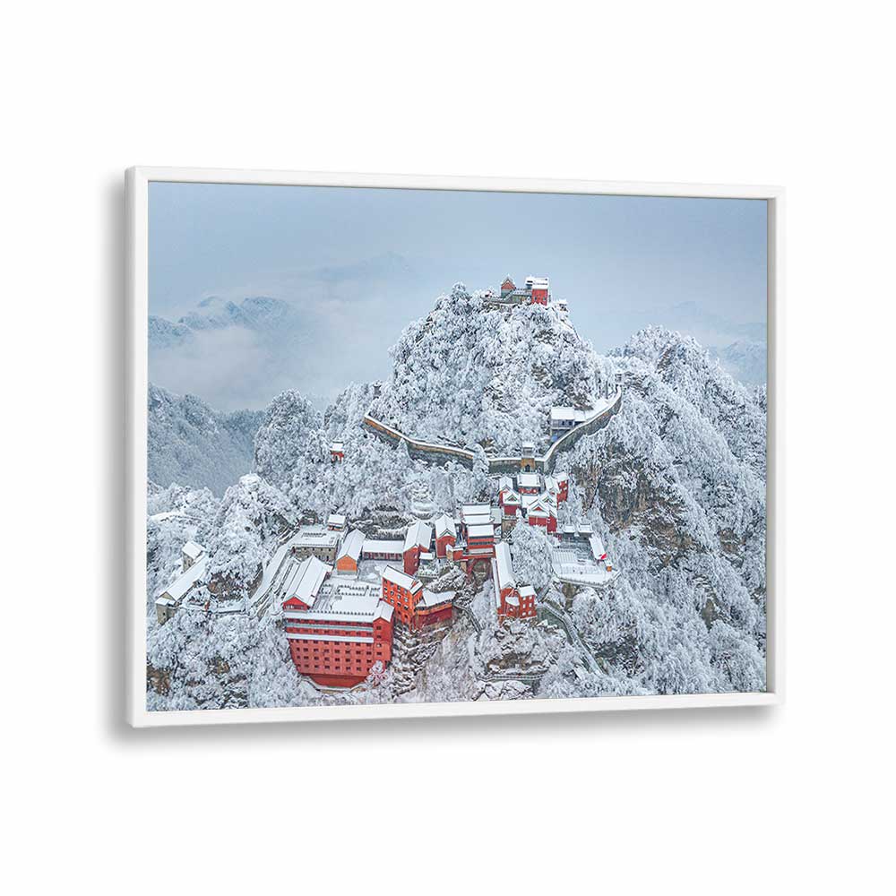 WUDANG MOUNTAIN AFTER SNOW BY SIMOON , LANDSCAPE PHOTO PRINTS