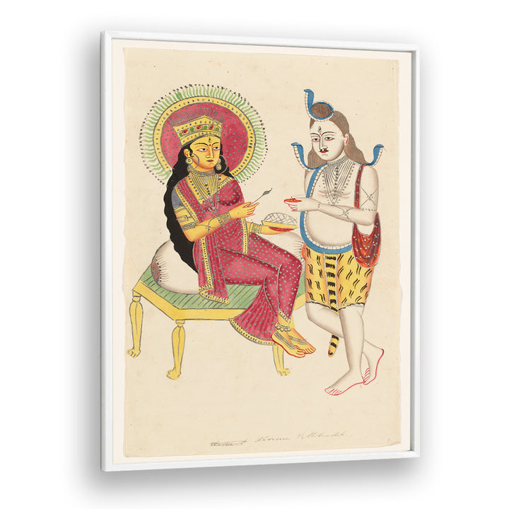ARDHANARI , INDIAN ART PAINTINGS