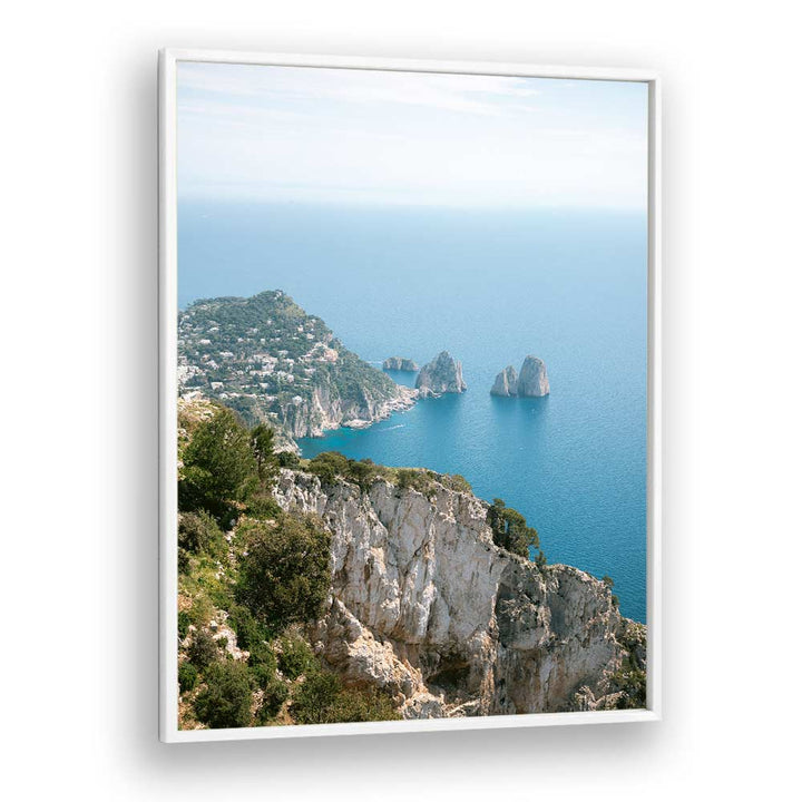 COAST OF CAPRI ITALY BY RAISA ZWART , LANDSCAPE PHOTO PRINTS