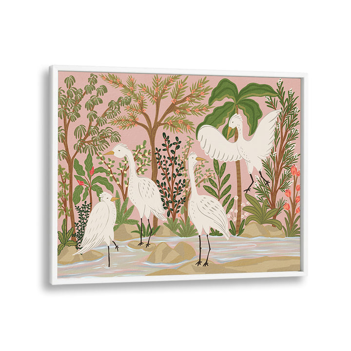 PEACEFUL JUNGLE EGRETS