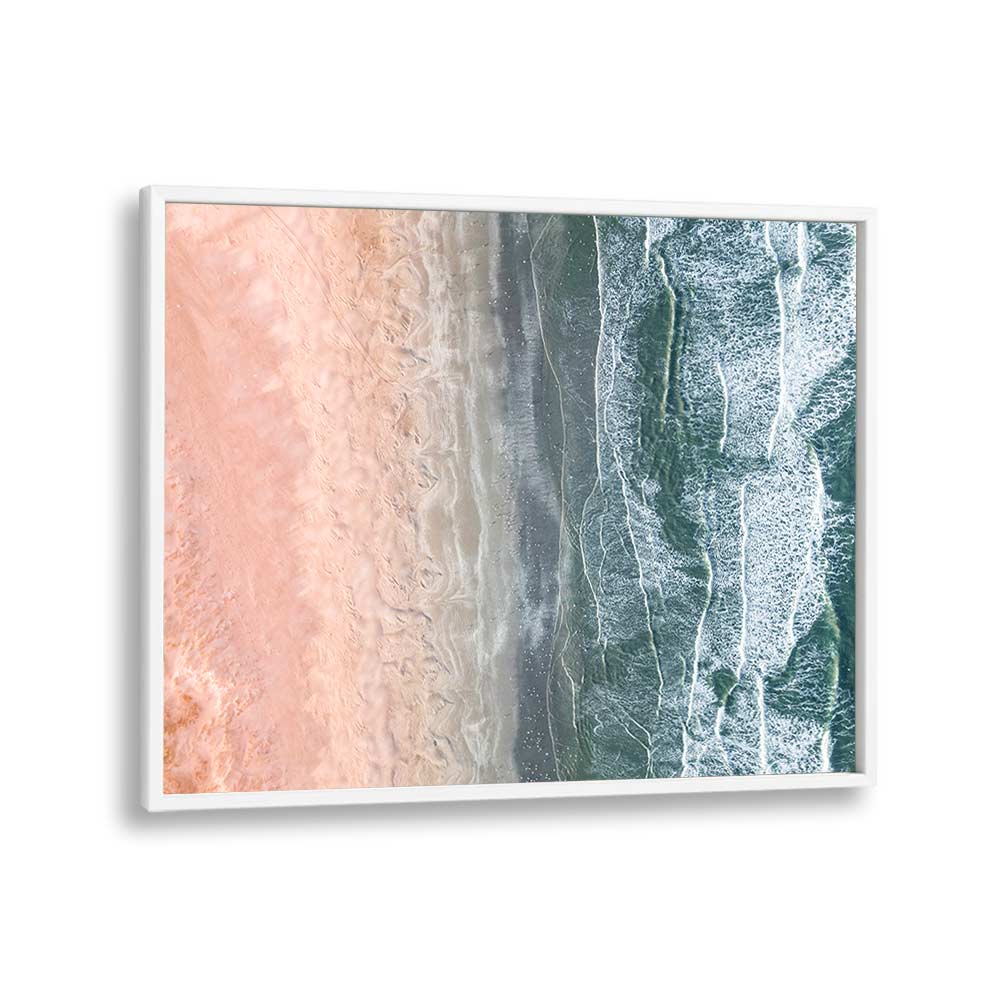 PINK AND BLUE COASTAL BY RAISA ZWART , LANDSCAPE PHOTO PRINTS