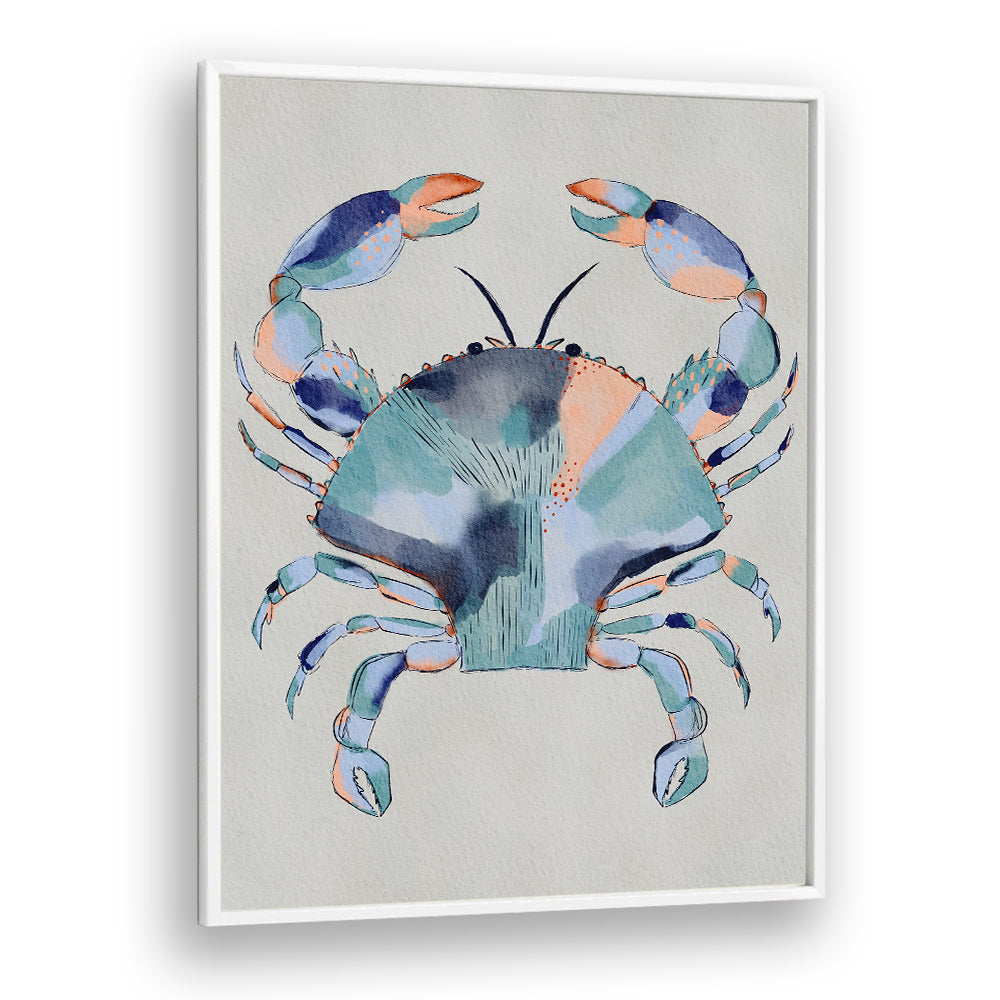 COASTAL BLUE CRAB PAINTING