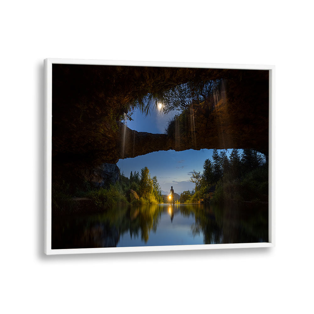 WATER MOON CAVE BY SIMOON , LANDSCAPE PHOTO PRINTS