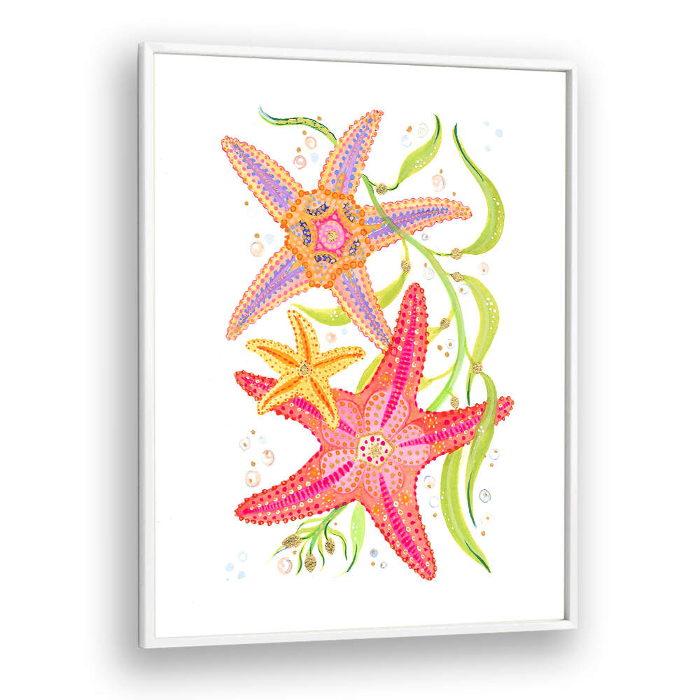 THREE STARFISH , BEACH PAINTINGS