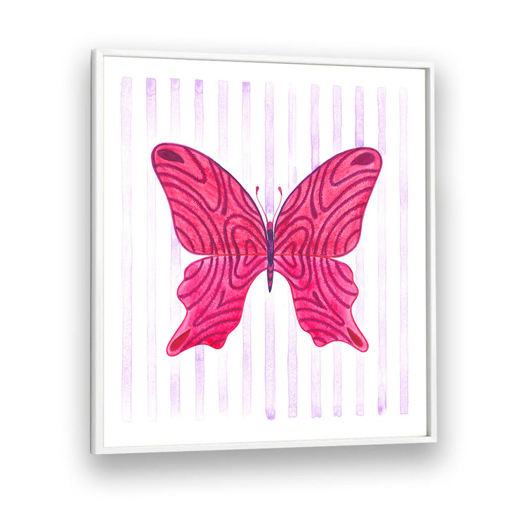 BUTTERFLY WITH STRIPES , FASHION POSTERS