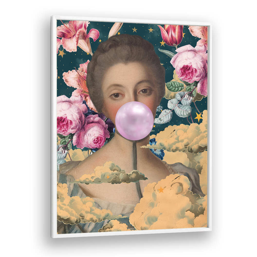 COLLAGE LADY , ALTERED ART PRINTS