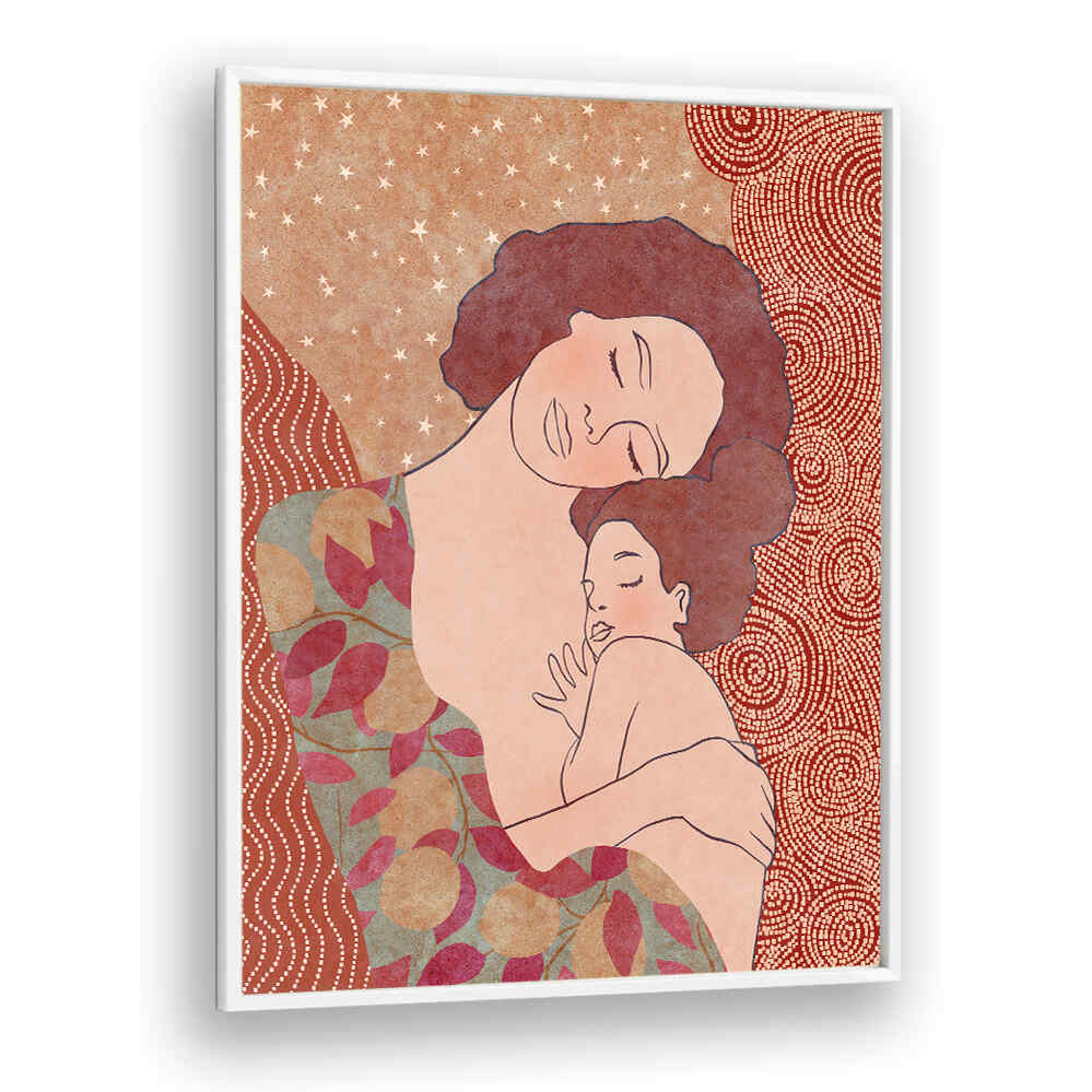 MOTHER AND DAUGHTER , PORTRAITS & FIGURATIVE ILLUSTRATIONS