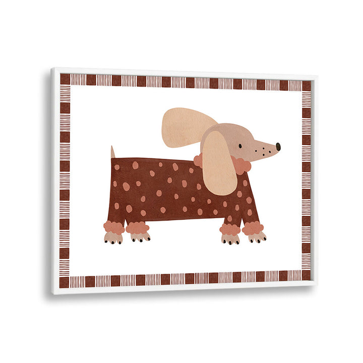 DOTTED DACHSHUND , KIDS ROOM PAINTINGS