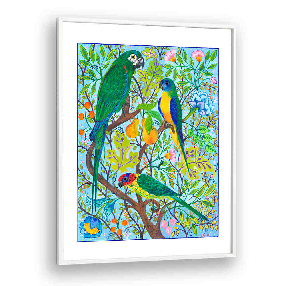 PARROTS , ANIMAL PAINTINGS