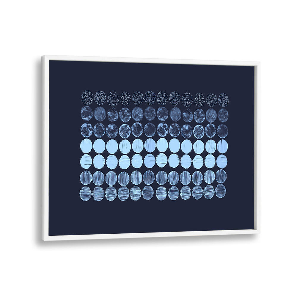 Meditation Circles Blue, abstract paintings featuring serene blues and gradients, perfect for enhancing tranquility.