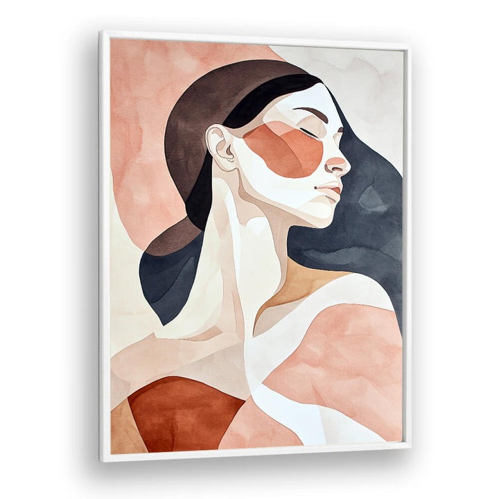 WOMAN WATERCOLOR DIGITAL PAINTING II , PORTRAITS & FIGURATIVE ILLUSTRATIONS