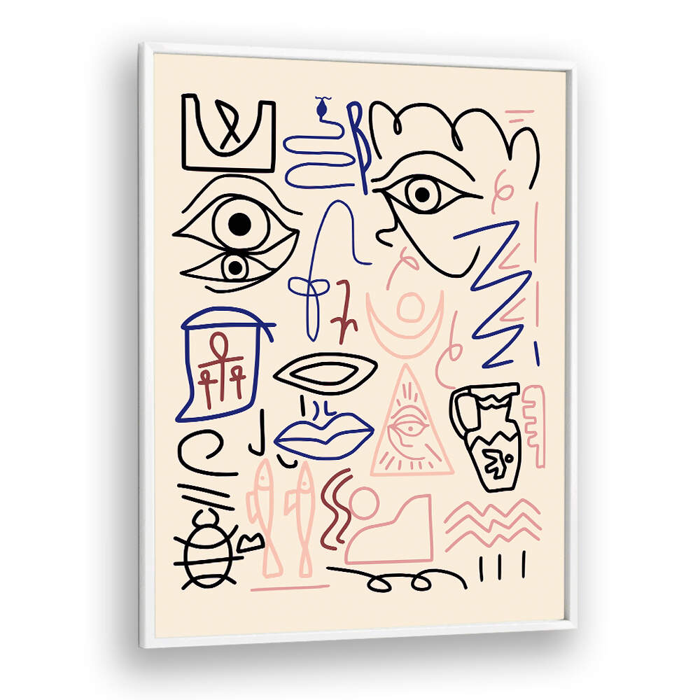 LINE ART CAVE DRAWING