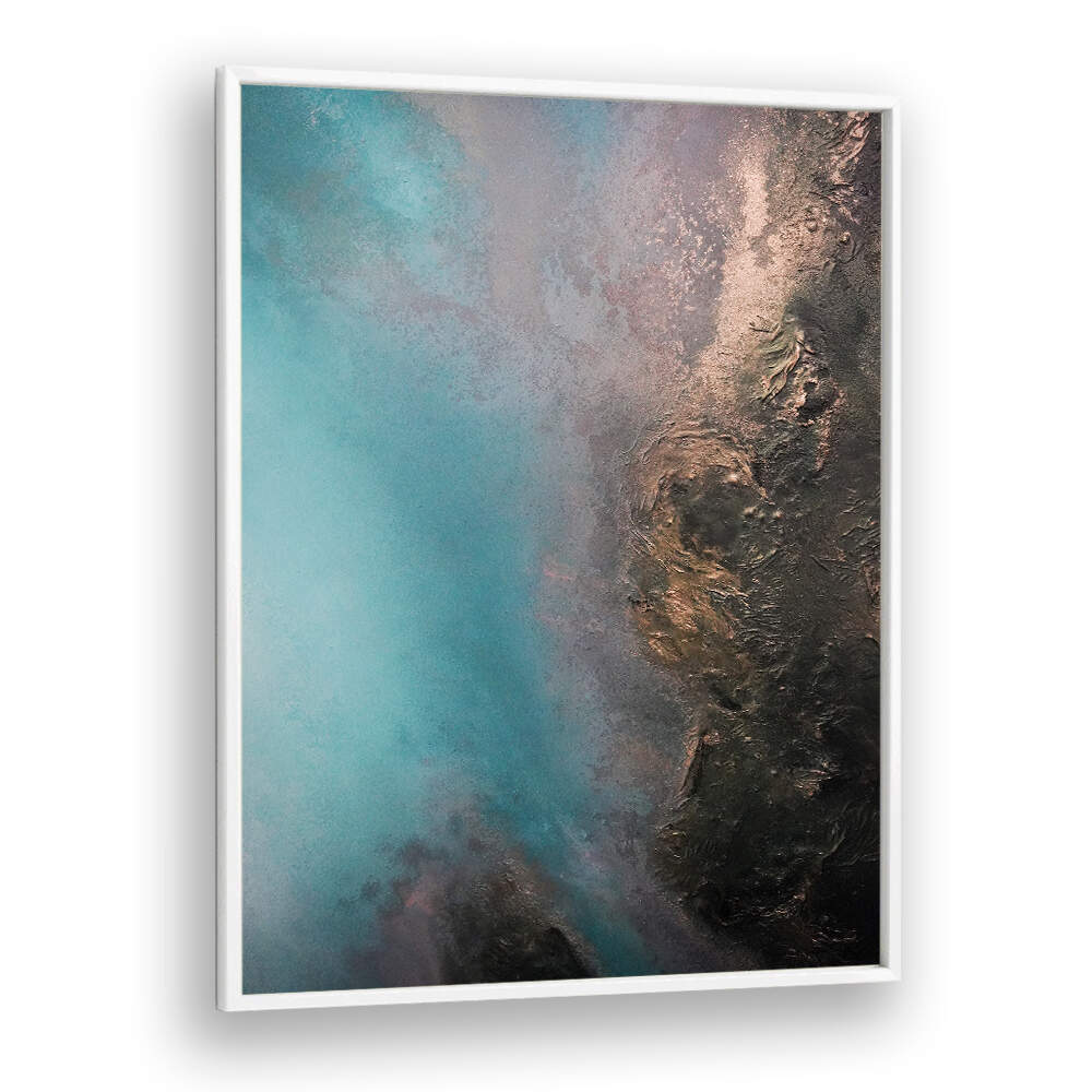 Vibrant hues and fluid forms define REFLECTIVE - SUNDOWN, ABSTRACT PAINTINGS, perfect for transforming your space.