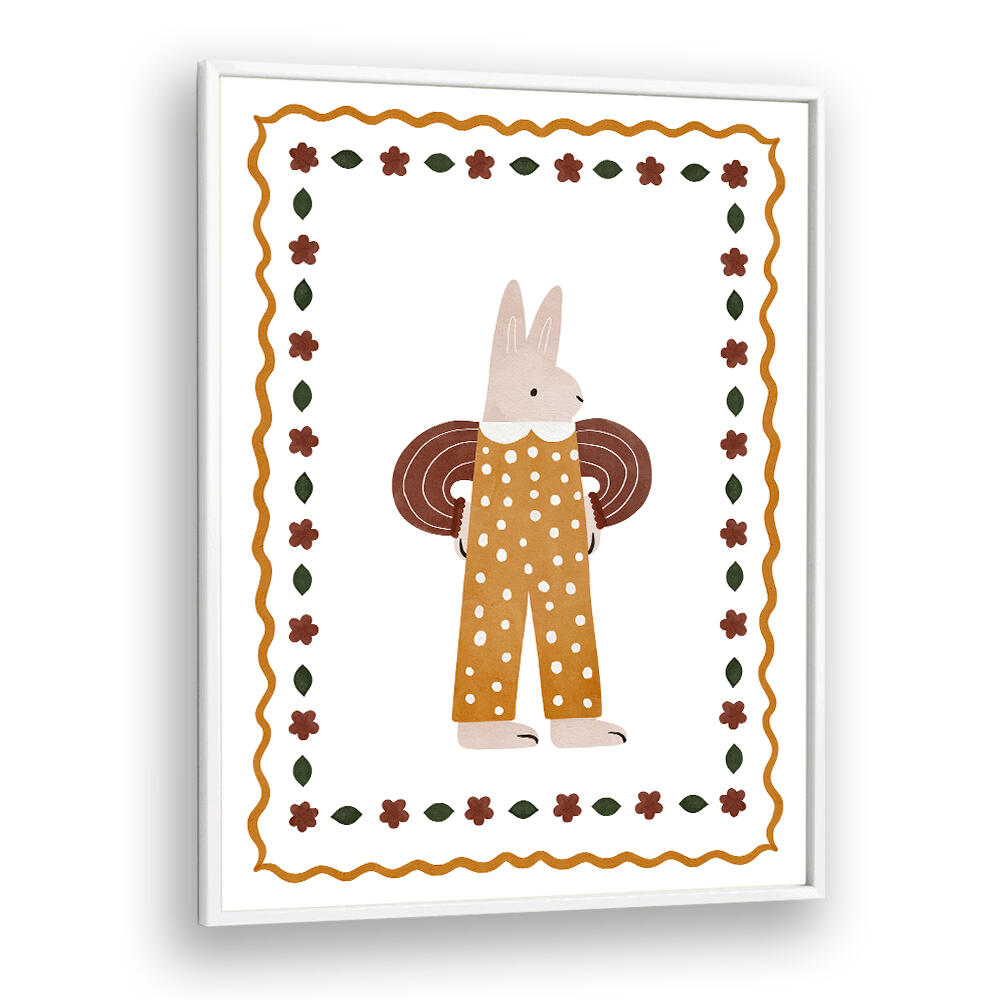 DOTTED BUNNY PARADE , KIDS ROOM PAINTINGS