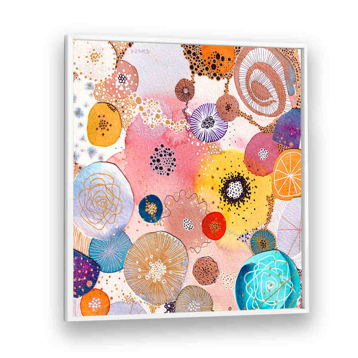 WHITE RABBIT , ABSTRACT PAINTINGS