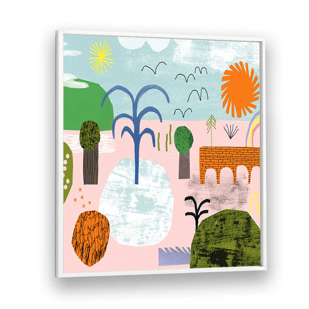WHIMSICAL LANDSCAPE , KIDS ROOM PAINTINGS