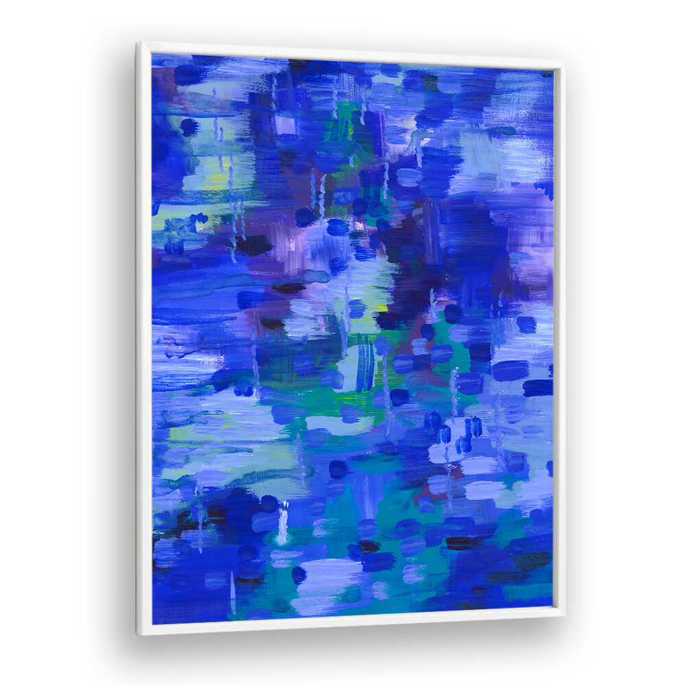 REFLECTIONS IN BLUE , ABSTRACT PAINTINGS
