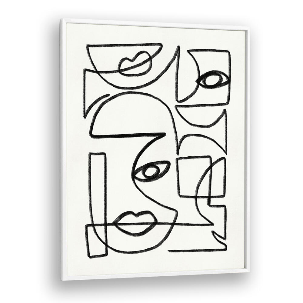 ABSTRACT LINE ART FACES