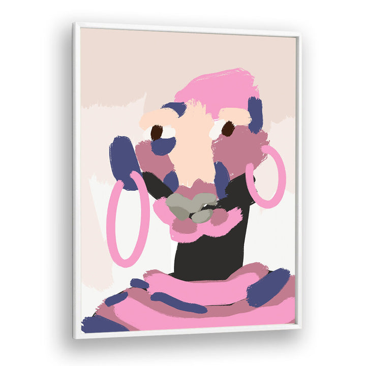 ABSTRACT PINK ELEGANCE , PORTRAITS & FIGURATIVE ILLUSTRATIONS