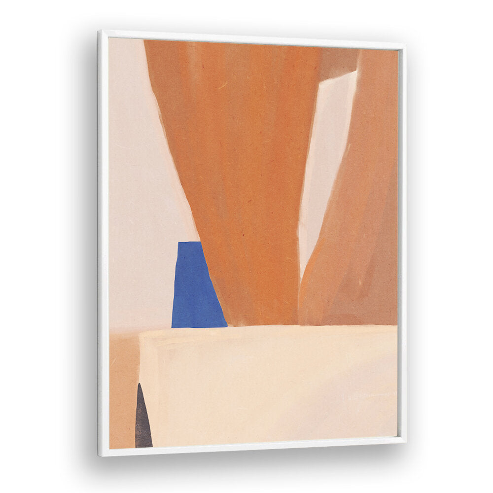 WARM EARTH SHAPES , ABSTRACT PAINTINGS