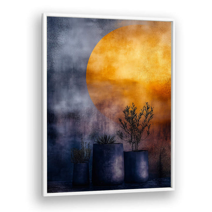 POTTED FLORALS EVERGREEN FLOWERS I , LANDSCAPE PAINTINGS