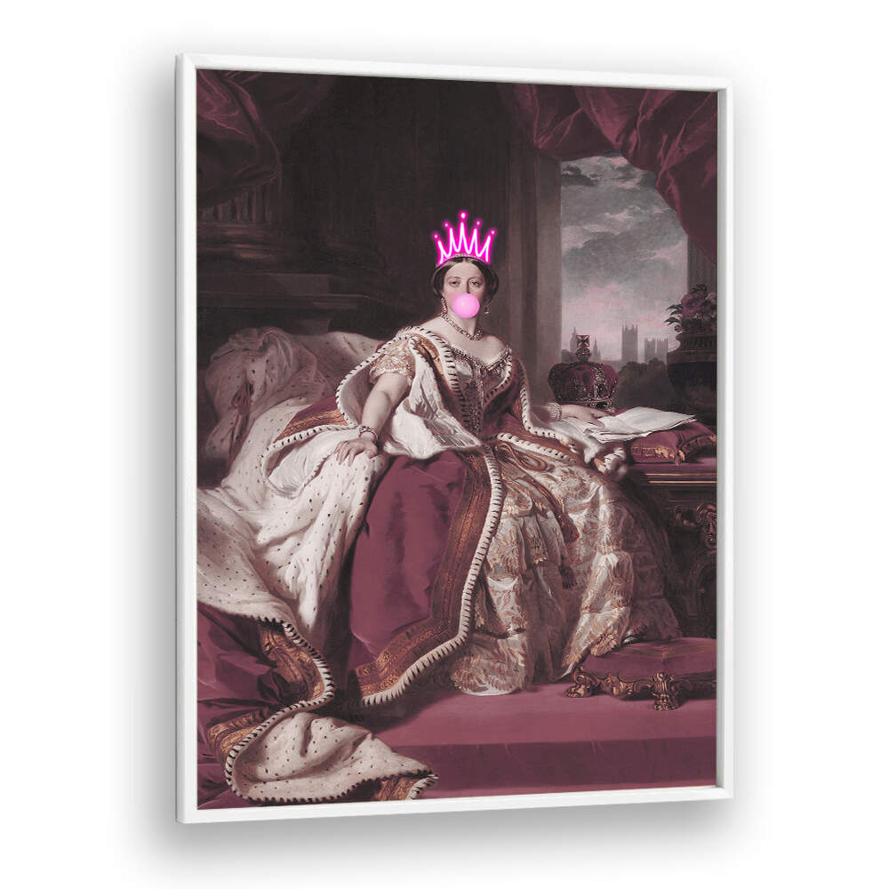 QUEEN VICTORIA BUBBLEGUM , ALTERED ART PRINTS