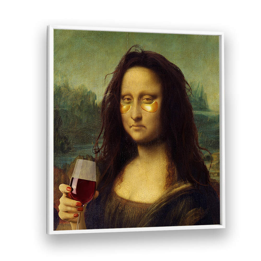 MONDAY LISA I , ALTERED ART PRINTS