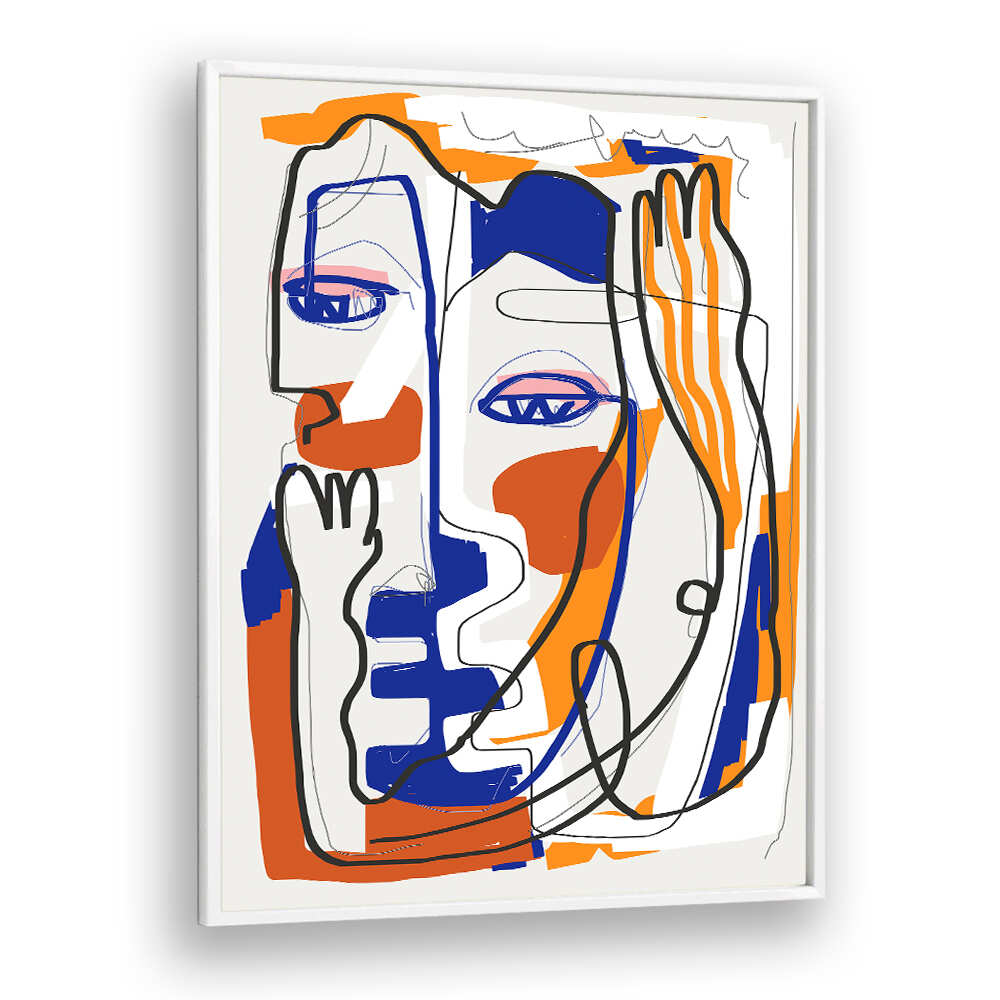 ABSTRACT LINE ART ROMANCE , POP ART PAINTINGS