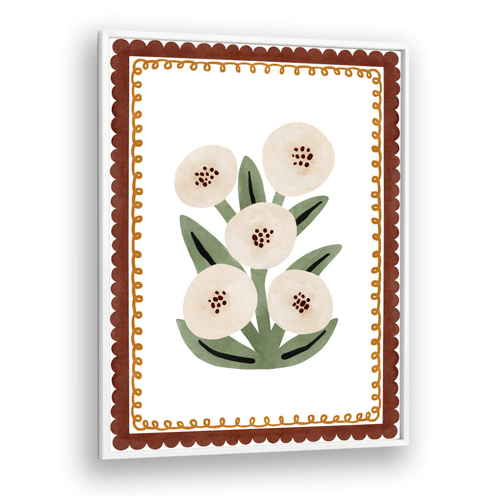 FLORAL WHIMSY , FLORAL FLOWER PAINTINGS