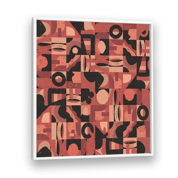 MID CENTURY GRID PATTERN NINE , ABSTRACT PAINTINGS