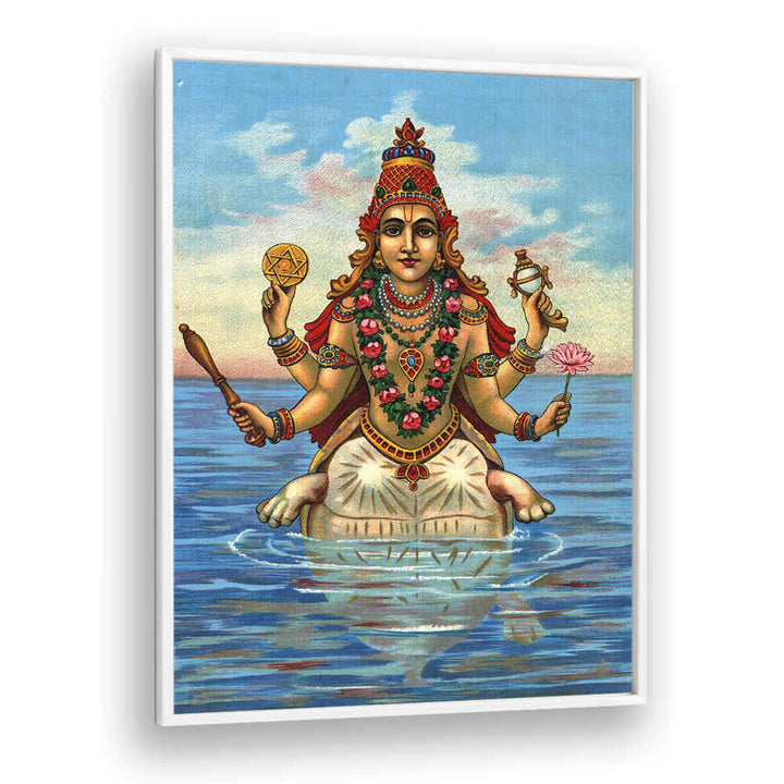 KURMA AVATAR , INDIAN ART PAINTINGS