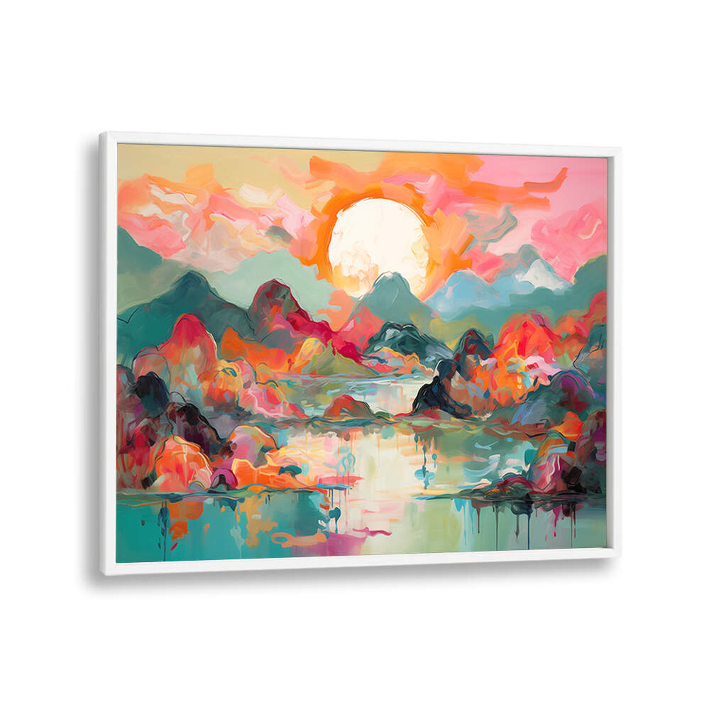 COLORFUL LANDSCAPE , LANDSCAPE PAINTINGS