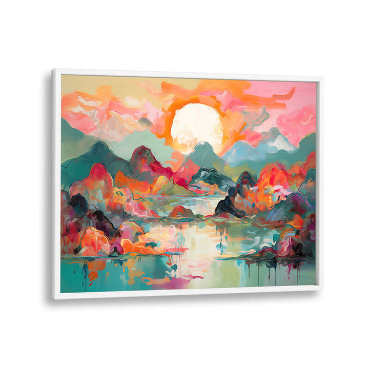 COLORFUL LANDSCAPE , LANDSCAPE PAINTINGS