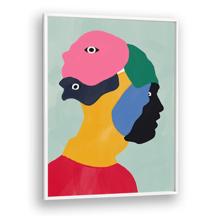 HIDING BEHIND MASKS , PORTRAITS & FIGURATIVE ILLUSTRATIONS