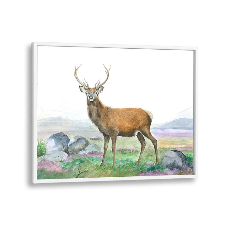 MORELAND STAG , ANIMAL PAINTINGS