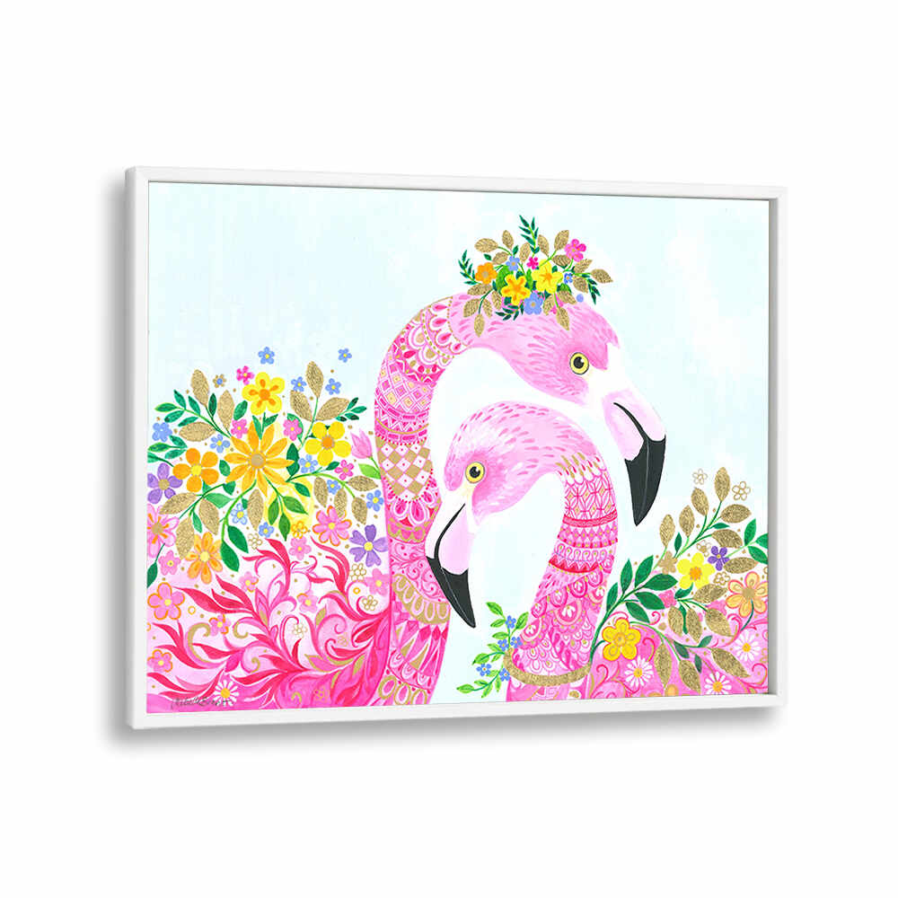 COLORFUL FLORAL CROWNS , ANIMAL PAINTINGS