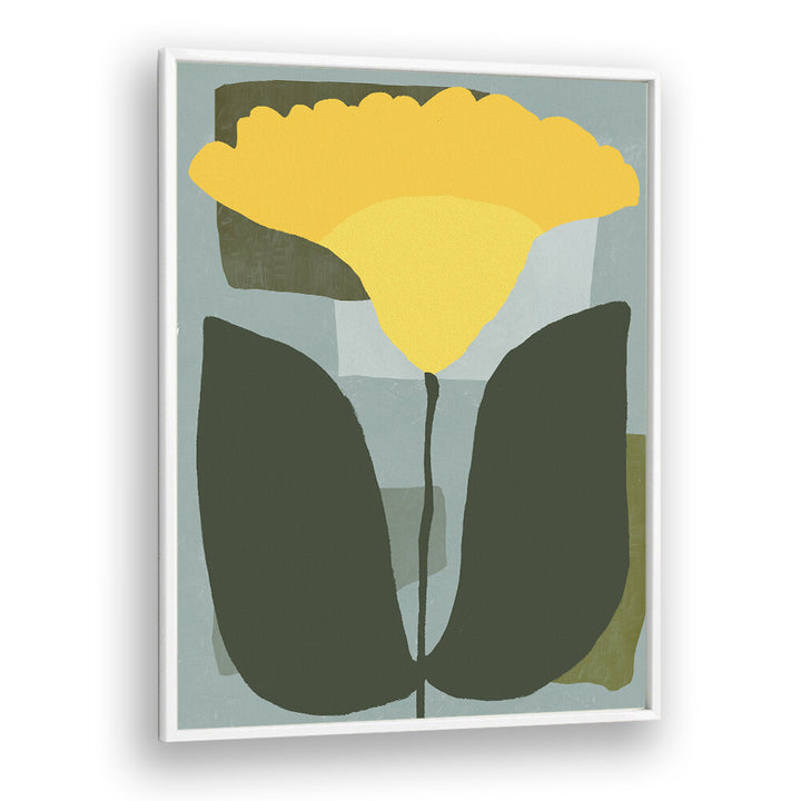 SIMPLISTIC YELLOW , FLORAL FLOWER PAINTINGS