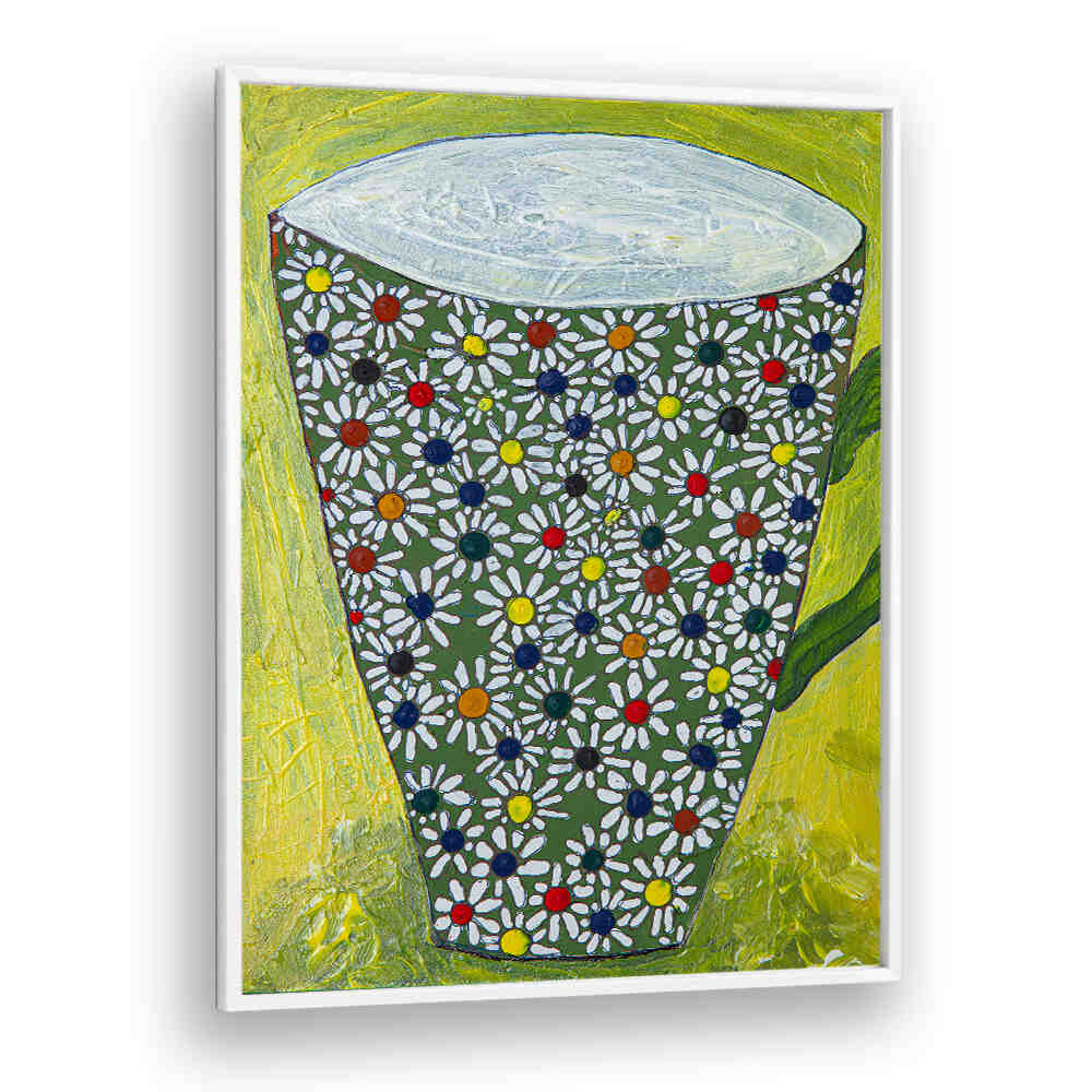 Brighten your kitchen with our MUG WITH FLOWERS, KITCHEN POSTERS, showcasing vibrant floral designs for a charming touch.