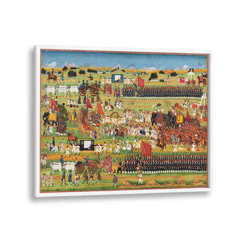 THE GRAND IMPERIAL PROCESSION , INDIAN ART PAINTINGS