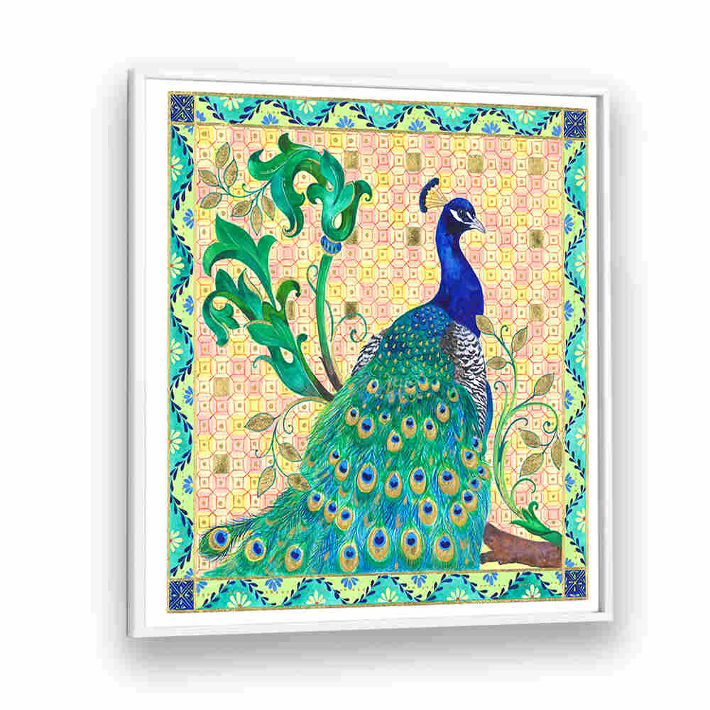 FLORENTINE PEACOCK , ANIMAL PAINTINGS