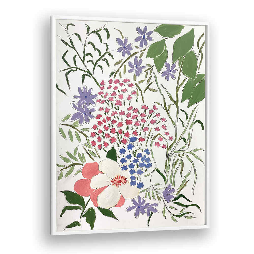 SUMMER BLOSSOMS , FLORAL FLOWER PAINTINGS