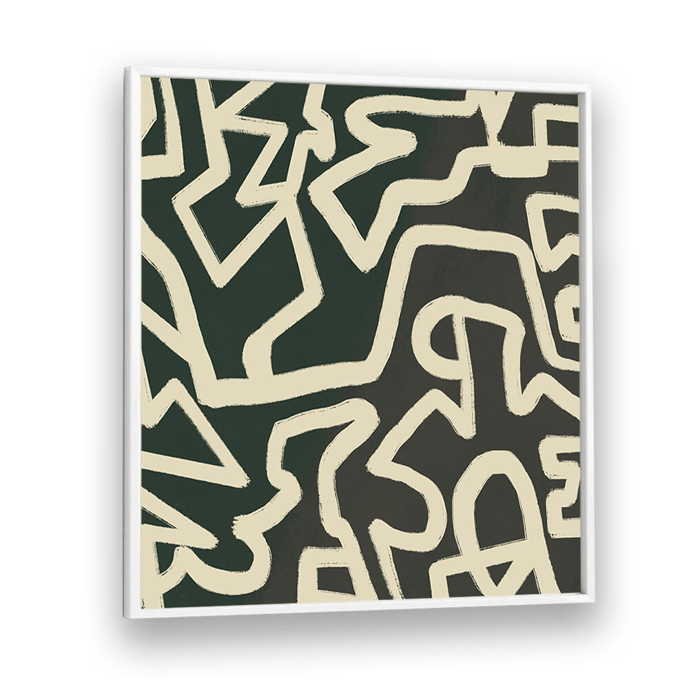 ABSTRACT LINE ART MAZE PATTERN , ABSTRACT PAINTINGS
