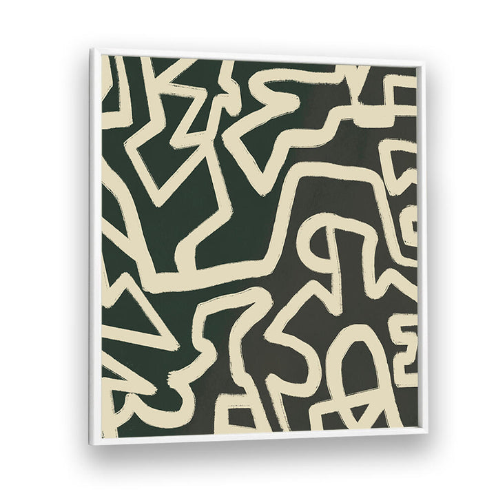 ABSTRACT LINE ART MAZE PATTERN , ABSTRACT PAINTINGS