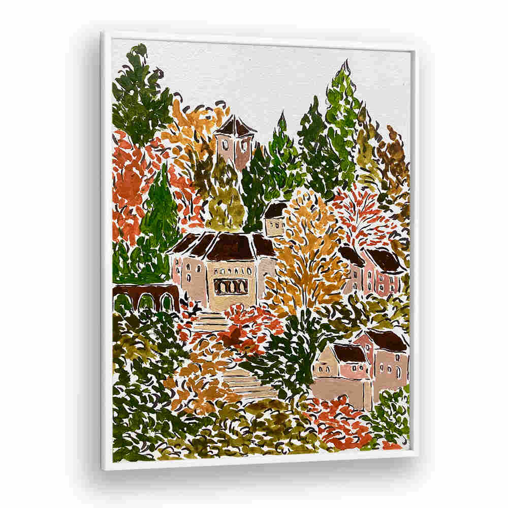 AUTUMN IN BAVARIA , FLORAL FLOWER PAINTINGS