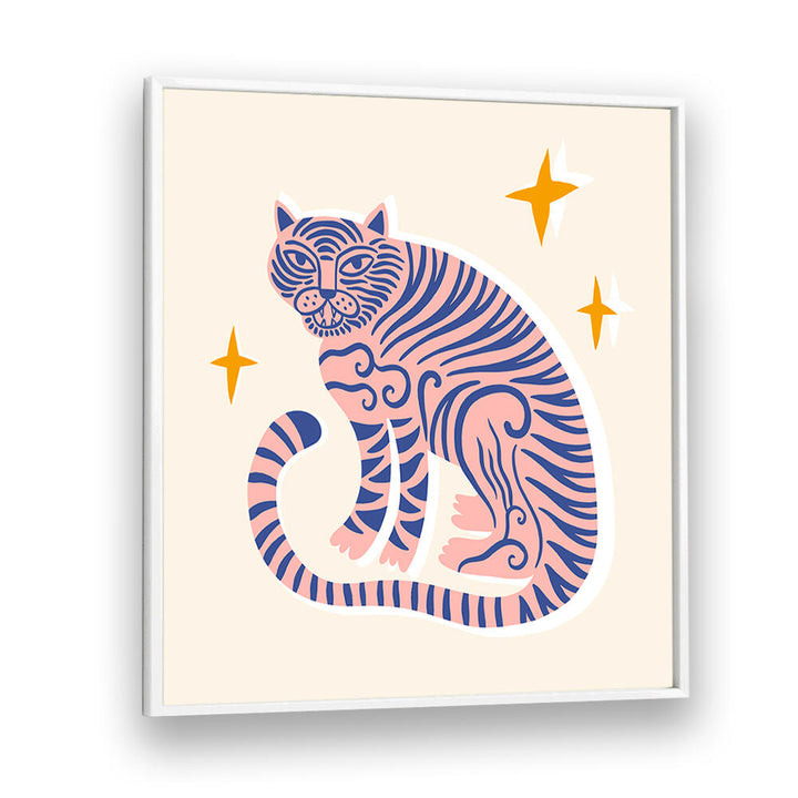 BOHO TIGER , KIDS ROOM PAINTINGS