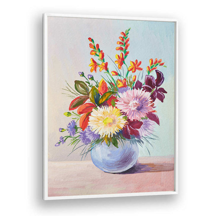 POTTED GARDEN , VINTAGE EUROPEAN PAINTINGS